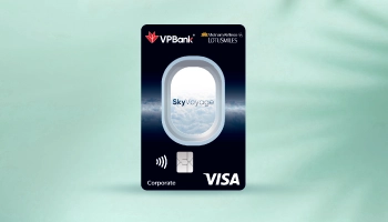 Thẻ tín dụng Vietnam Airlines VPBiz Visa SkyVoyage